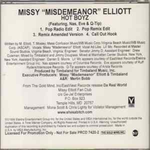 Missy "Misdemeanor" Elliott Featuring Nas, Eve & Q-Tip - Hot Boyz FLAC