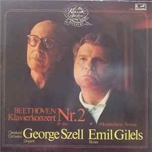 Ludwig van Beethoven, Emil Gilels, The Cleveland Orchestra, George Szell - Klavierkonzert Nr. 2 B-Dur, "Mondschein" Sonate FLAC