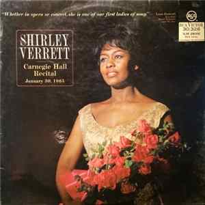 Shirley Verrett - Carnegie Hall Recital FLAC