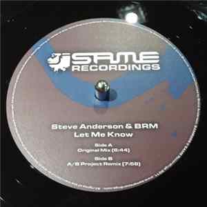 Steve Anderson & BRM - Let Me Know FLAC