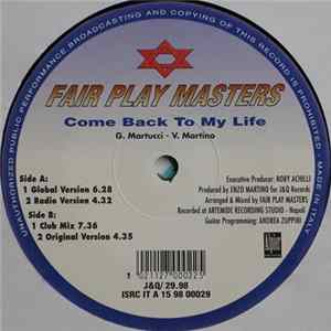 Fair Play Masters - Come Back To My Life FLAC