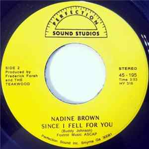 Nadine Brown - Since I Fell For You / Leave Me Alone FLAC