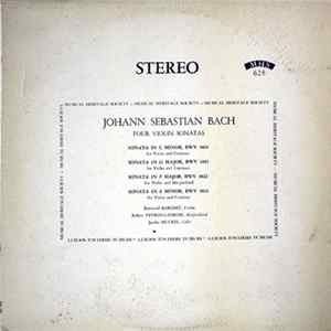 Johann Sebastian Bach / Reinhold Barchet, Robert Veyron-Lacroix, Jacoba Muckel - Four Violin Sonatas FLAC