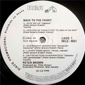 Peter Brown - Back To The Front FLAC
