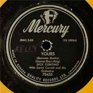 Dick Contino With David Carroll And His Orchestra - Yours (Quireme Mucho) / Ooh! Mambo FLAC