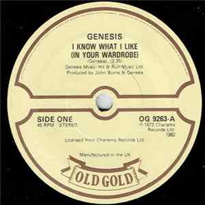 Genesis - I Know What I Like (In Your Wardrobe) FLAC