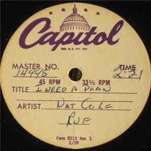 Nat Cole - I Need A Plan / Lisbon Antigua FLAC