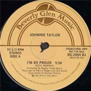 Johnnie Taylor - I'm So Proud FLAC
