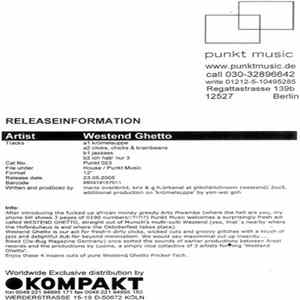 Westend Ghetto - Krümelsuppe FLAC