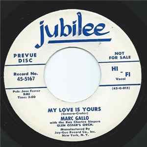 Marc Gallo - My Love Is Yours FLAC