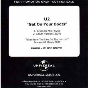 U2 - Get On Your Boots FLAC