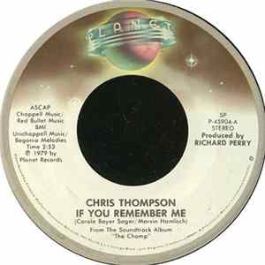 Chris Thompson / Dave Grusin - If You Remember Me / Theme From "The Champ" FLAC